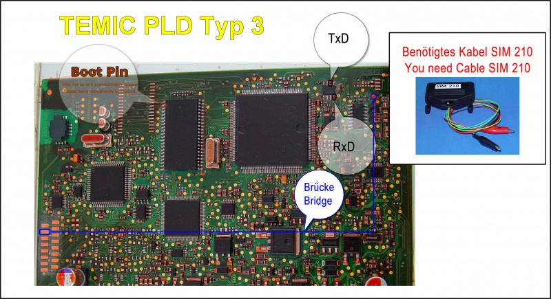 Temic PLD (Mercedes Truck) pinout diagram 4